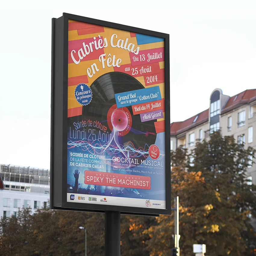 Affiche Mairie de Cabries Calas