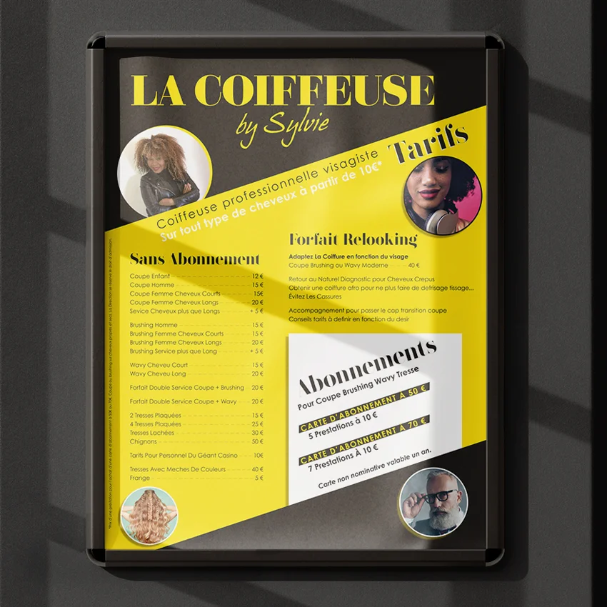 PLV La Coiffeuse by Sylvie