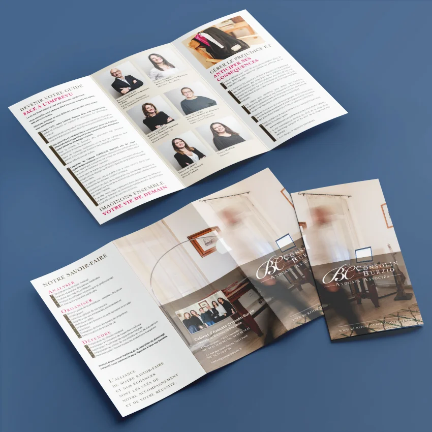 Plaquette Cabinet d'Avocats