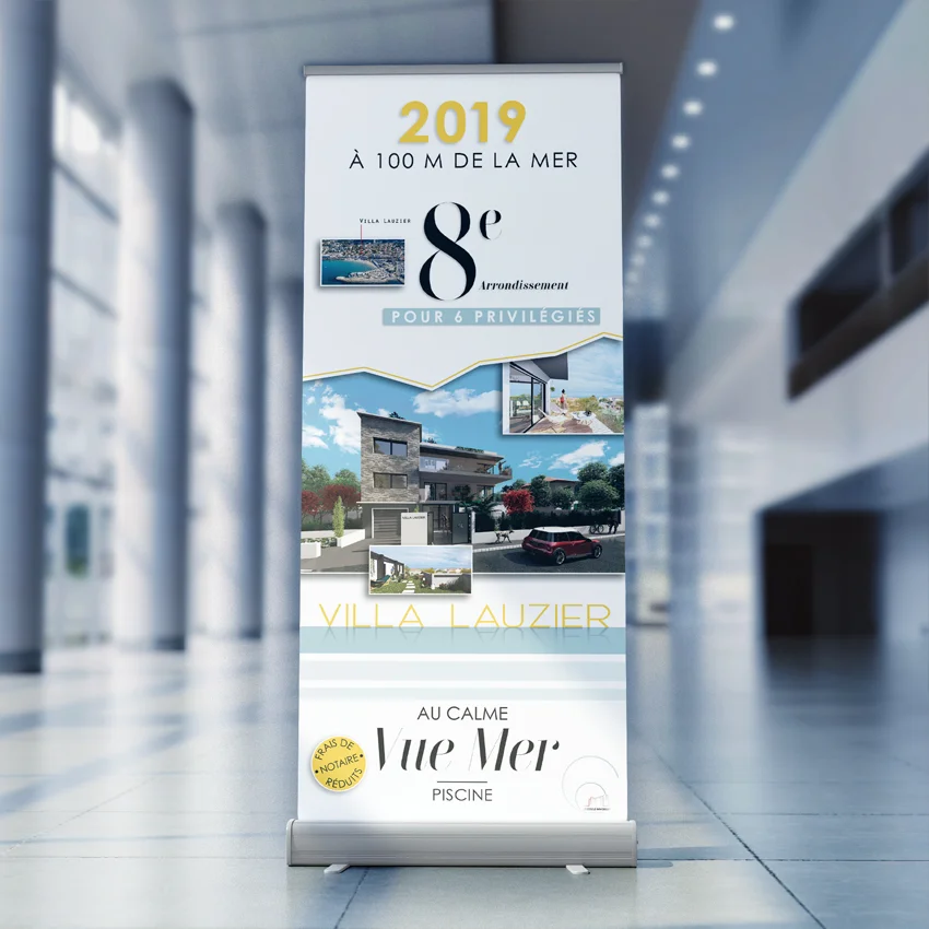 Roll up pour Villa Lauzier